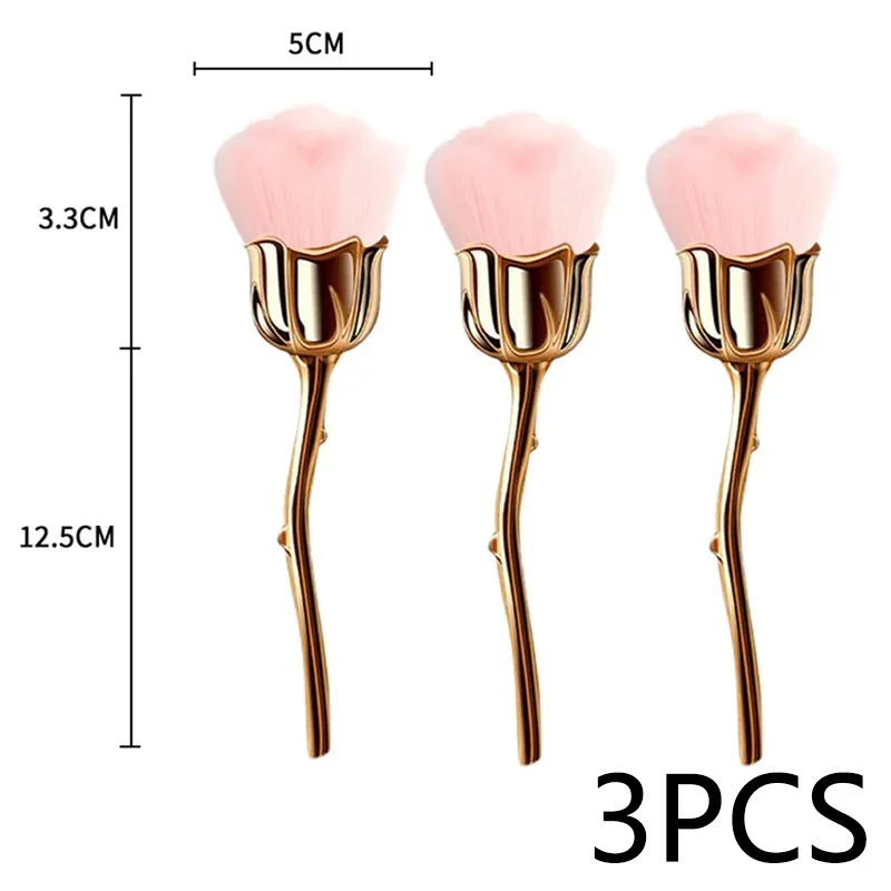 2/3 pcs rose soft bristle brush, nail art special brush, nail art dust brush, nail polish glue cleaning and dust removal brushOkay
2/3 pcs rose soft bristle brush, nail art special brush, nail art dust brush, nail polish glue cleaning and dust removal brushOkay