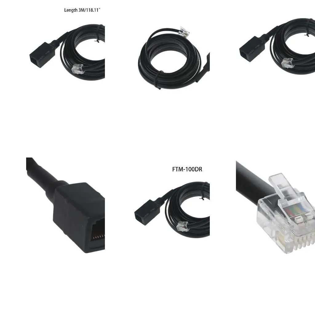 Handheld Mic 6Pin Cord Durable Extension Cord for FTM-100DR FT-7800 FT-8800 FT-1907 FTM-400DR FTM-400XDR 400DE 3200DR
Handheld Mic 6Pin Cord Durable Extension Cord for FTM-100DR FT-7800 FT-8800 FT-1907 FTM-400DR FTM-400XDR 400DE 3200DR