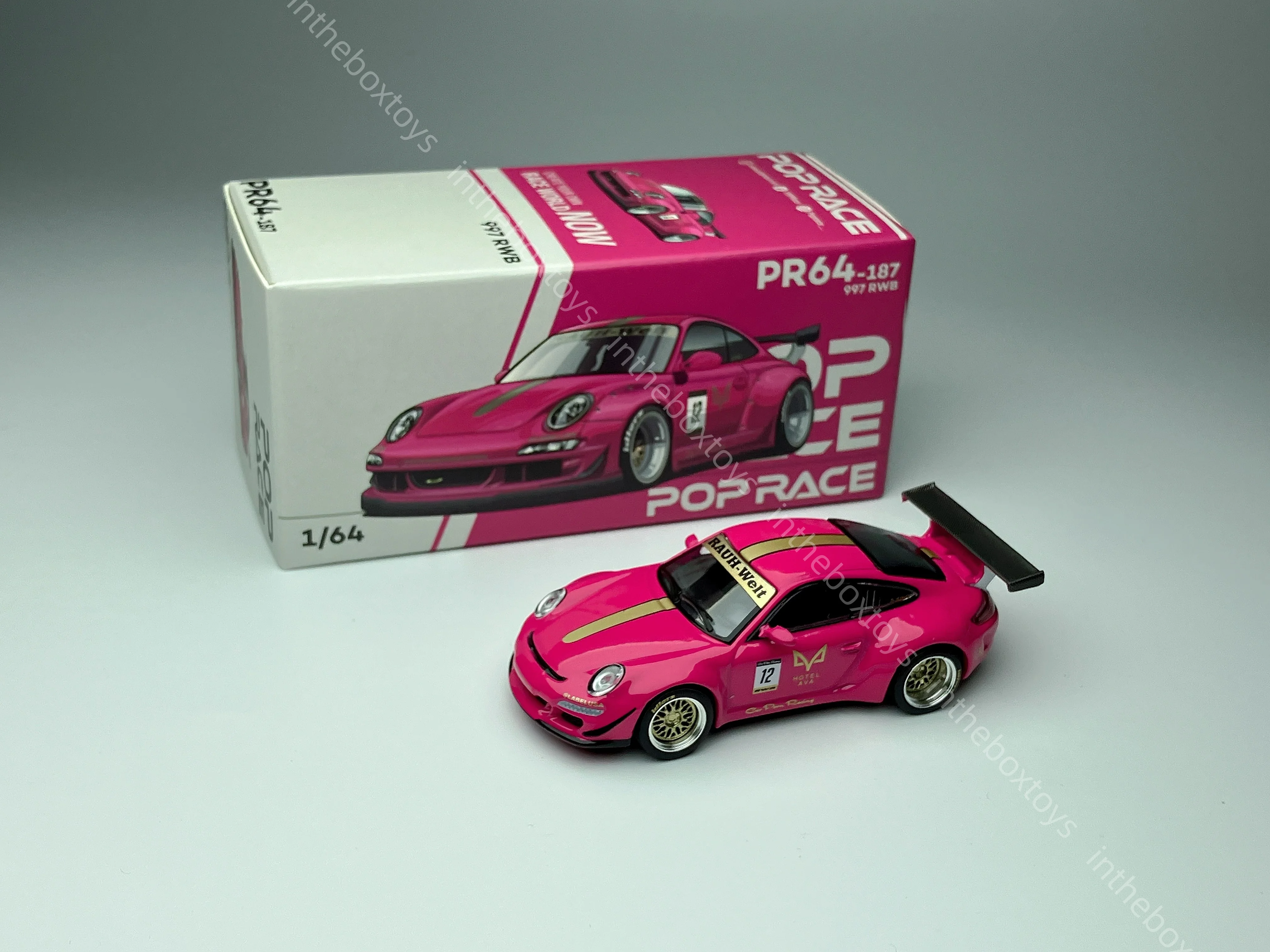 PopRace 1/64 997 RWB JDM Diecast Model Car Limited Edition Hobby Toys
PopRace 1/64 997 RWB JDM Diecast Model Car Limited Edition Hobby Toys