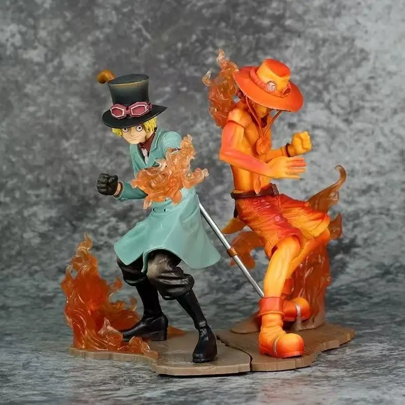 One Piece Anime Figure 13cm Feverish Action Flame Ace Sabo Action Statue PVC Collection Model Doll Toys Children Christmas Gift
One Piece Anime Figure 13cm Feverish Action Flame Ace Sabo Action Statue PVC Collection Model Doll Toys Children Christmas Gift