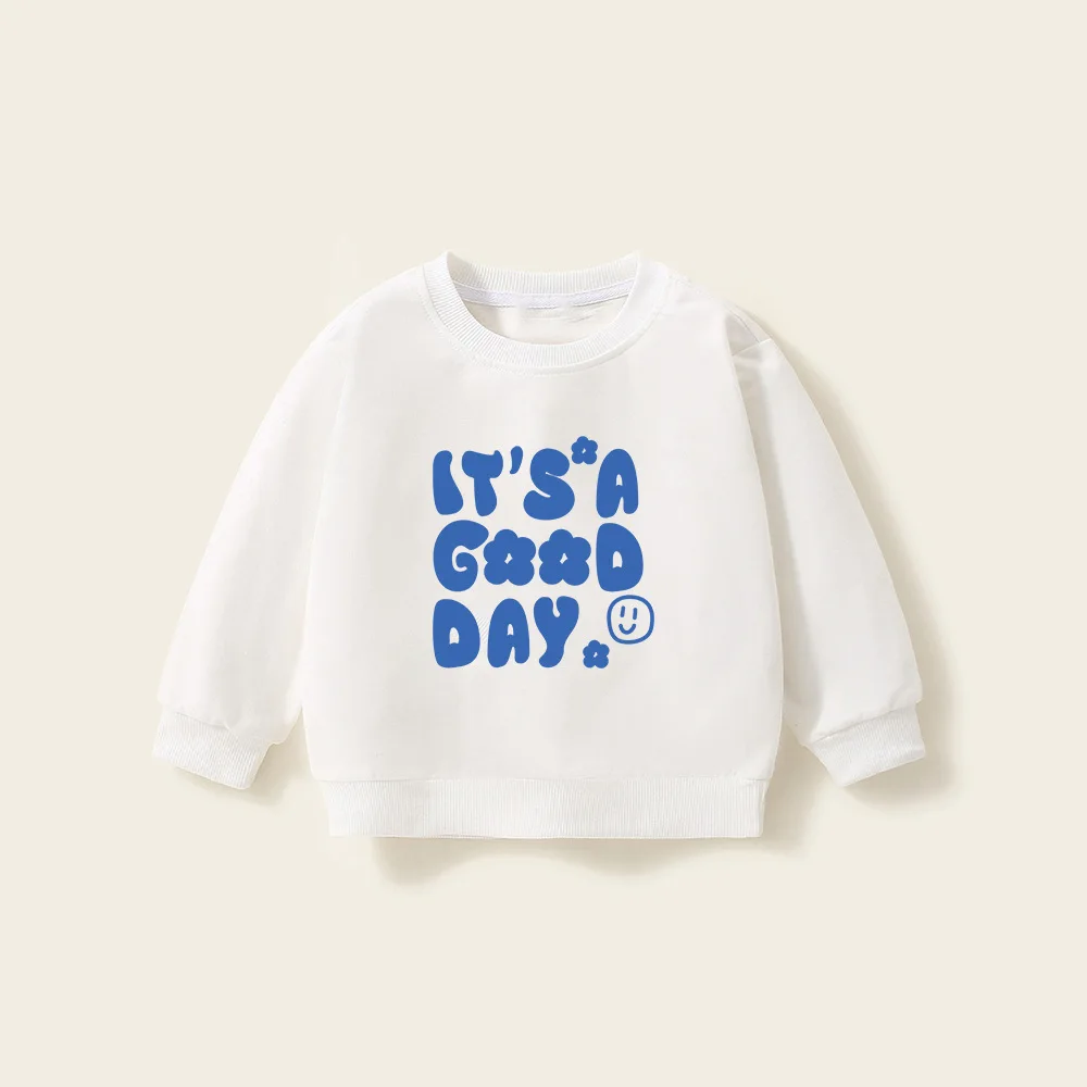 Toddler Girls Autumn T-shirt Letter Flower Printed Kids Baby Girls Sweatshirts Loose Comfortable Versatile Tops For 1-8Y Girls
Toddler Girls Autumn T-shirt Letter Flower Printed Kids Baby Girls Sweatshirts Loose Comfortable Versatile Tops For 1-8Y Girls