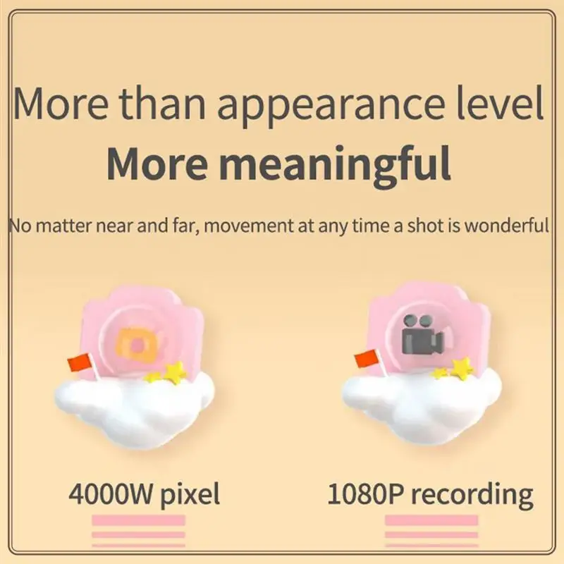 A8S HD Dual Lens 4000W Pixel 5472X4104PX Photo Resolution Without Memory Card Children's Camera,Pink Durable Easy To Use
A8S HD Dual Lens 4000W Pixel 5472X4104PX Photo Resolution Without Memory Card Children's Camera,Pink Durable Easy To Use