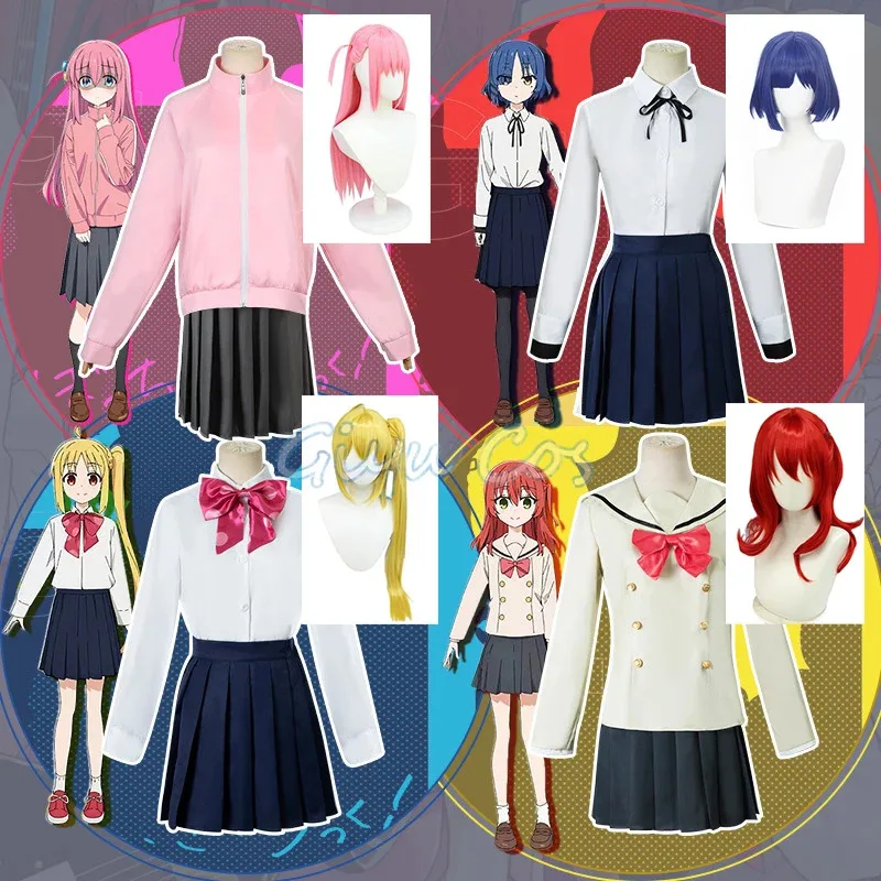 Yamada Ryo Kita Ikuyo Ijichi Nijika Gotoh Hitori Cosplay Costume BOCCHI THE ROCK! Adult Carnival Uniform Wig Anime Halloween
Yamada Ryo Kita Ikuyo Ijichi Nijika Gotoh Hitori Cosplay Costume BOCCHI THE ROCK! Adult Carnival Uniform Wig Anime Halloween