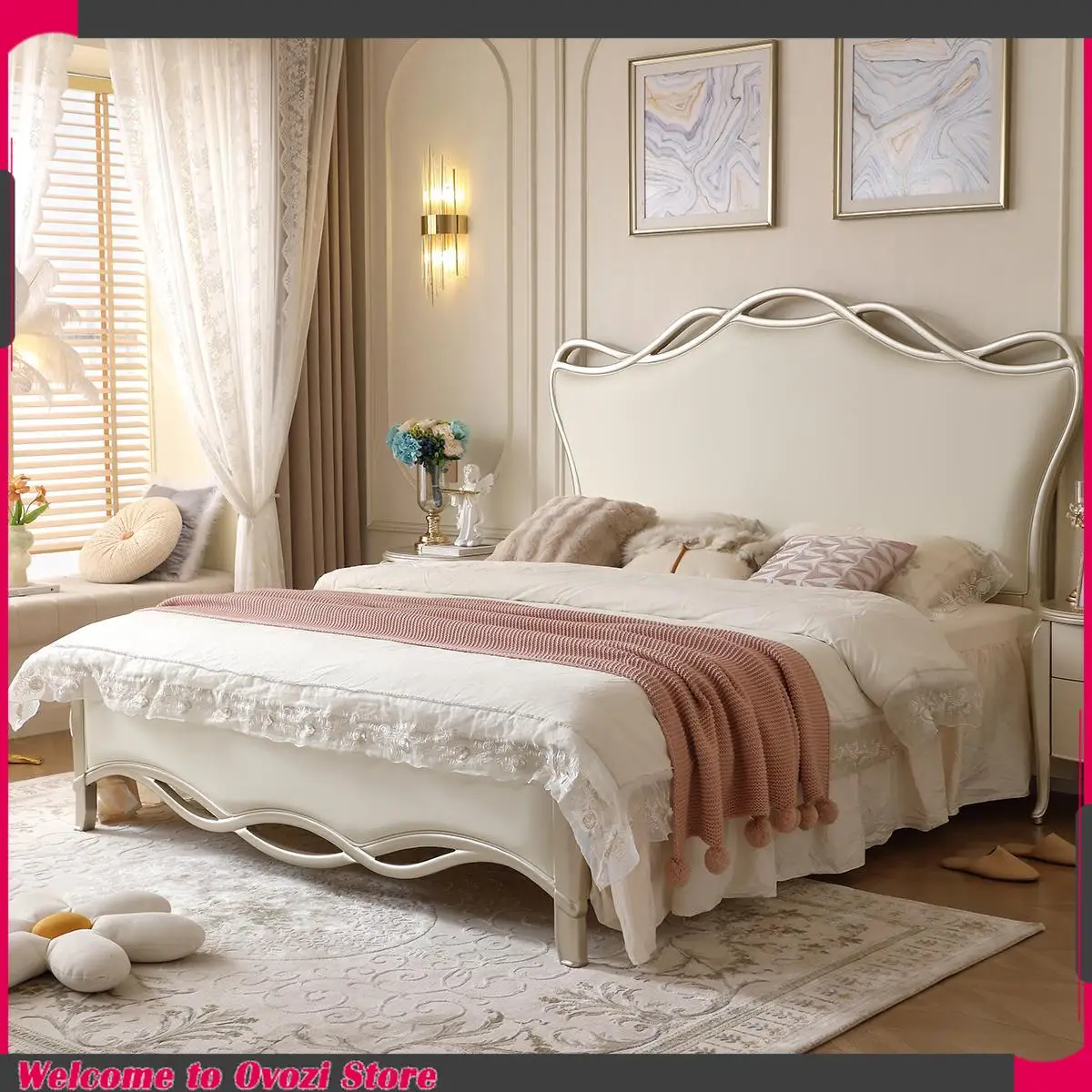 Vintage Organizer Beds Princess Modern Luxury Aesthetics Beds Children Minimalist Muebles Para El Hogar Bedroom Furniture
Vintage Organizer Beds Princess Modern Luxury Aesthetics Beds Children Minimalist Muebles Para El Hogar Bedroom Furniture