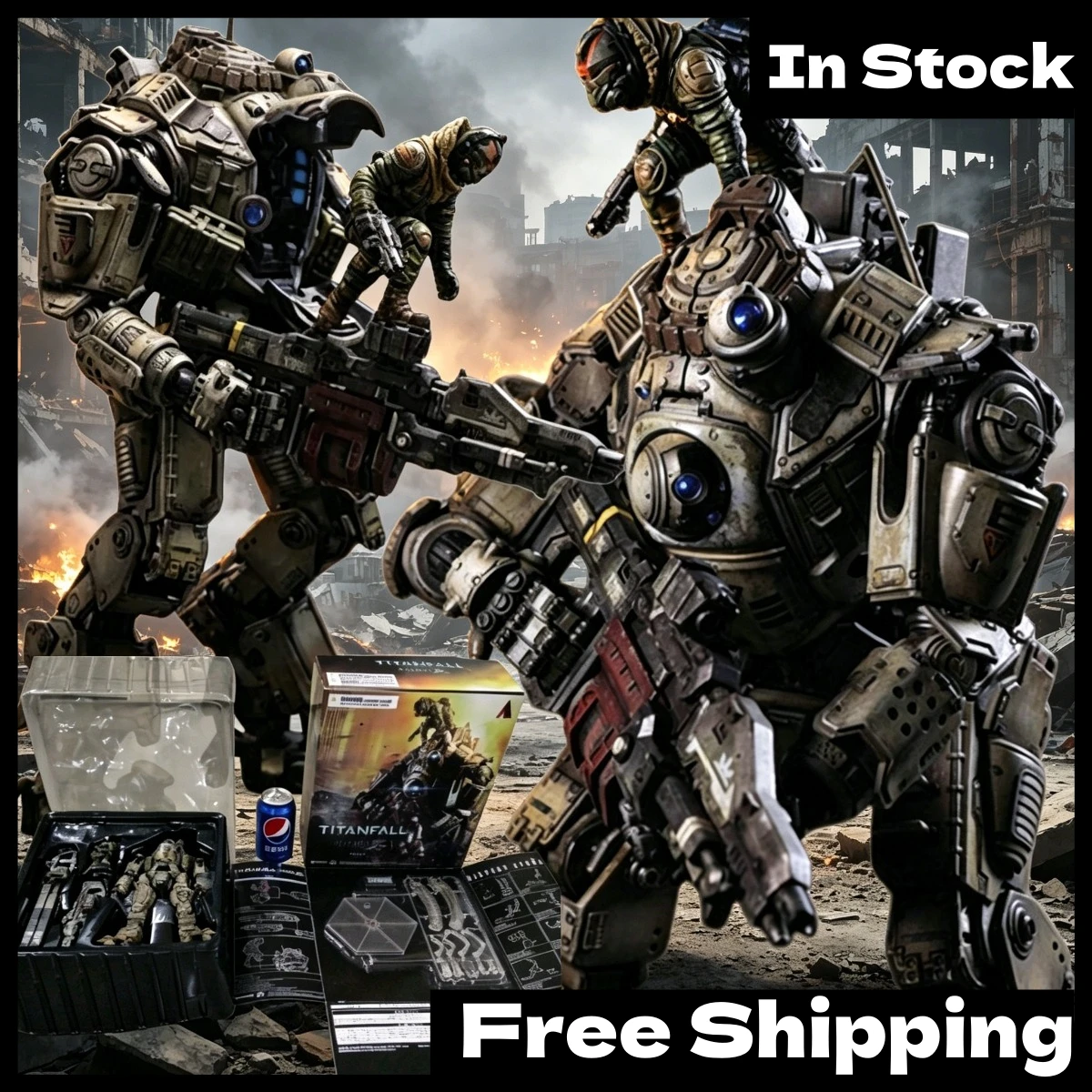 In Stock PLAY ARTS 27cm Titanfall Atlas Articulated Action Figure Model Toys Collectible Gift PA Modification
In Stock PLAY ARTS 27cm Titanfall Atlas Articulated Action Figure Model Toys Collectible Gift PA Modification