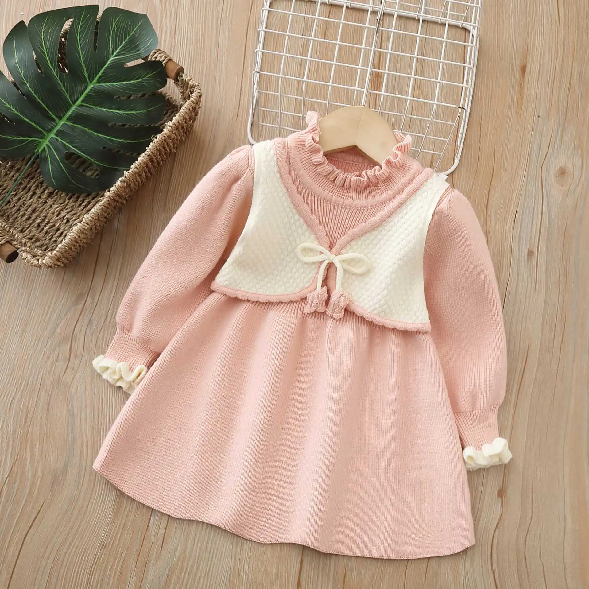 Girls Knitted Dresses Spring Autumn 2025 Children Woolen Jersey Sweaters Dress For Baby Girl Princess Clothes Kids Cute Outfits
Girls Knitted Dresses Spring Autumn 2025 Children Woolen Jersey Sweaters Dress For Baby Girl Princess Clothes Kids Cute Outfits
