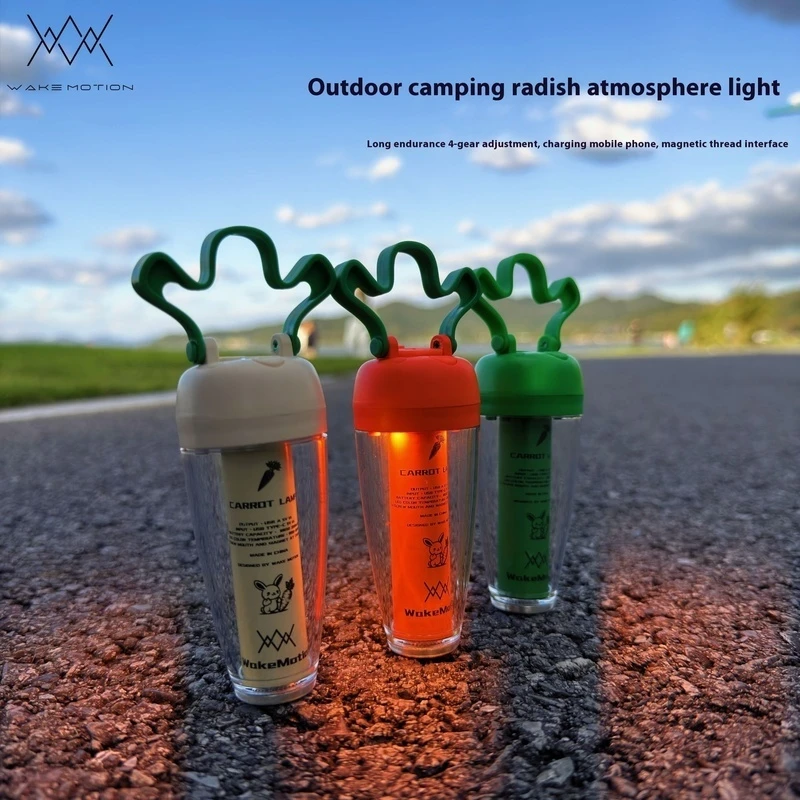 BLACKDOG radish atmosphere lamp tent lamp outdoor camping lighting long battery life charging lamp camping lamp
BLACKDOG radish atmosphere lamp tent lamp outdoor camping lighting long battery life charging lamp camping lamp