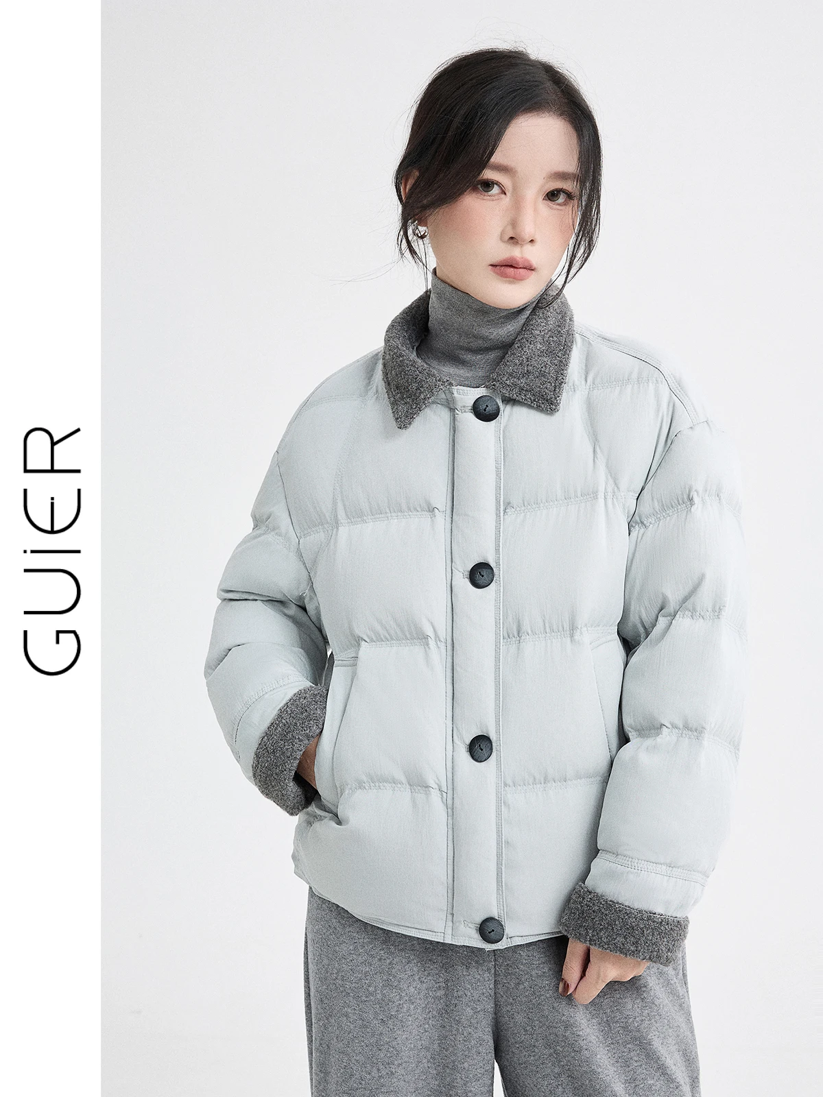 Guier ort Brued Du down Jaet Women's Winter New 2025 90 White Du Feather Warm Cact Size Outerwear Coat
Guier ort Brued Du down Jaet Women's Winter New 2025 90 White Du Feather Warm Cact Size Outerwear Coat