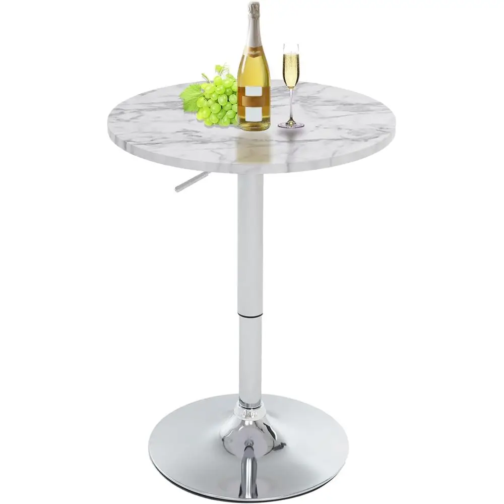 Adjustable Height Round Bar Table with MD Top, 23.6 Small Breakfast Dining Table, 360° Swivel, Suitable for Kitchen, Living Room
Adjustable Height Round Bar Table with MD Top, 23.6 Small Breakfast Dining Table, 360° Swivel, Suitable for Kitchen, Living Room