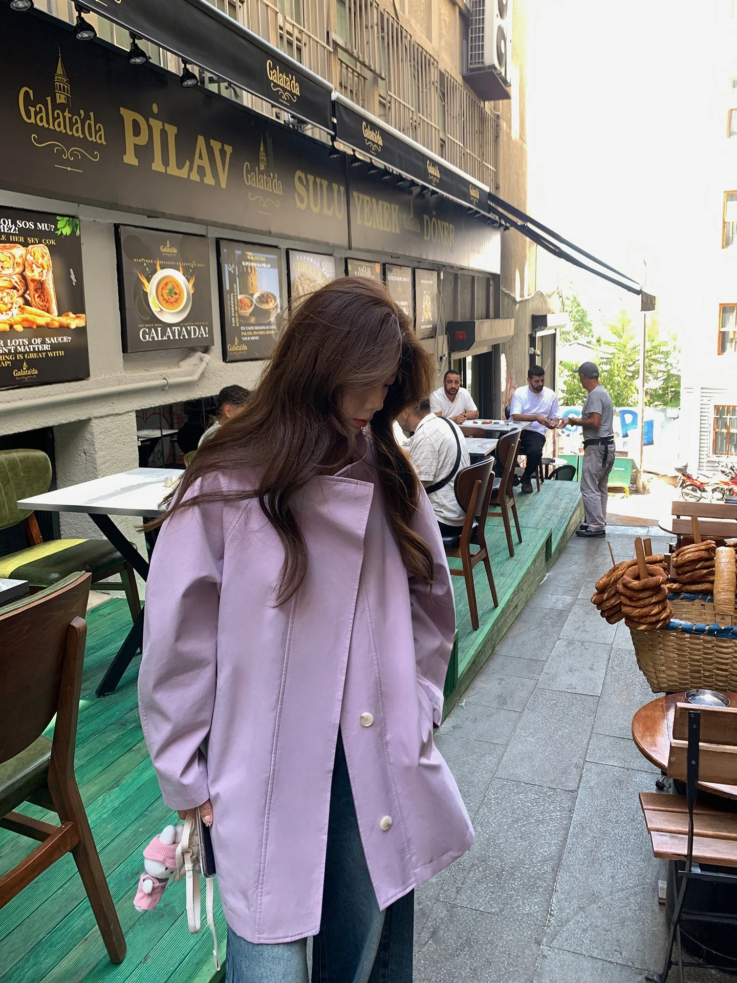 White Album Early Autumn ort Sle Briti Sle Stand Collar Waist Inward Coat Korean Sle Casual Loose Fit Polyester
White Album Early Autumn ort Sle Briti Sle Stand Collar Waist Inward Coat Korean Sle Casual Loose Fit Polyester