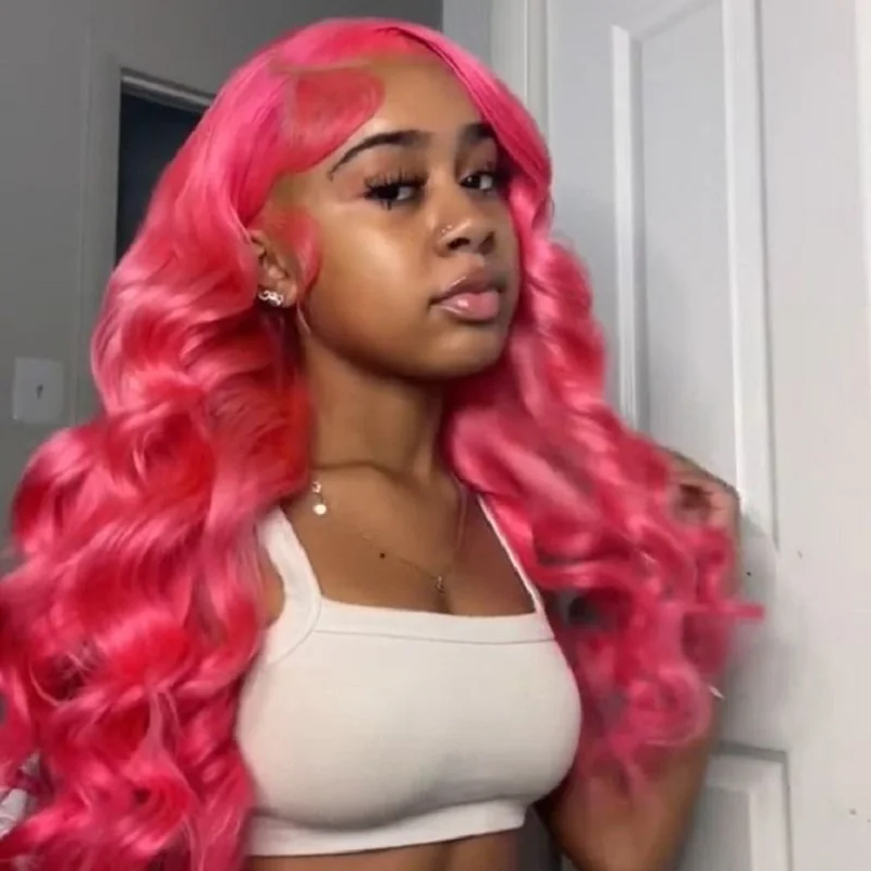 30 40 inch Pink hd lace frontal wig 13x6 human hair Brazilian Colored body wave Frontal Wigs 13x4 For Women choice wigs on clear
30 40 inch Pink hd lace frontal wig 13x6 human hair Brazilian Colored body wave Frontal Wigs 13x4 For Women choice wigs on clear