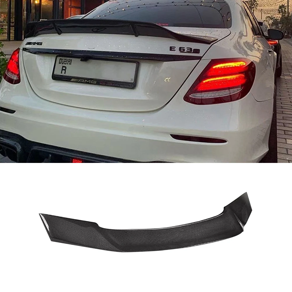 For Mercedes Benz E Class W213 E63 E300 2016 17 18 19 R Style Real Carbon Fiber Rear Trunk Spoiler Wing Exterior Accessories
For Mercedes Benz E Class W213 E63 E300 2016 17 18 19 R Style Real Carbon Fiber Rear Trunk Spoiler Wing Exterior Accessories