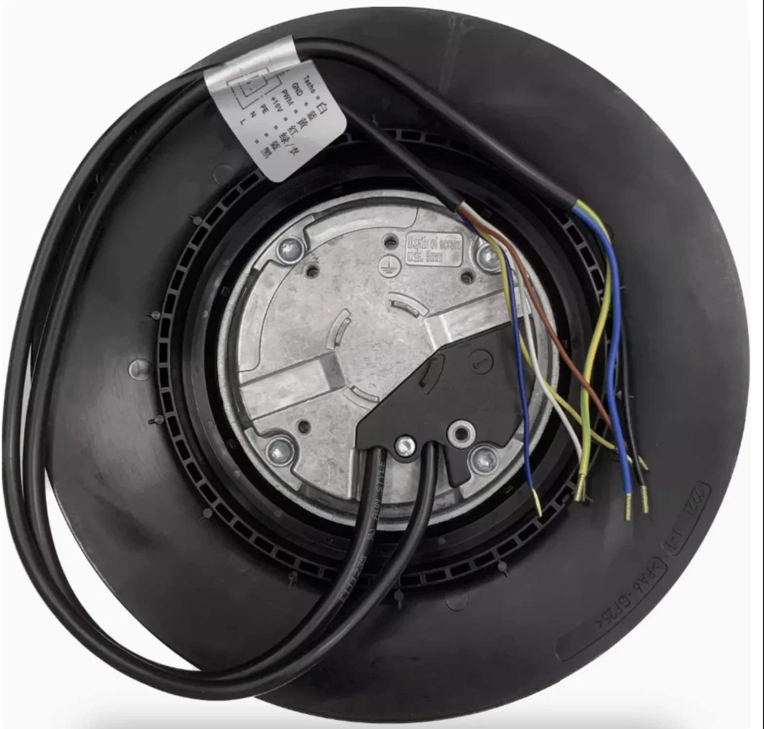 R3G190-RC05-03 Impeller AC 230V 190X71.4mm Round 433CFM 83W 3200RPM Leadwires Centrifugal Cooling Fans
R3G190-RC05-03 Impeller AC 230V 190X71.4mm Round 433CFM 83W 3200RPM Leadwires Centrifugal Cooling Fans