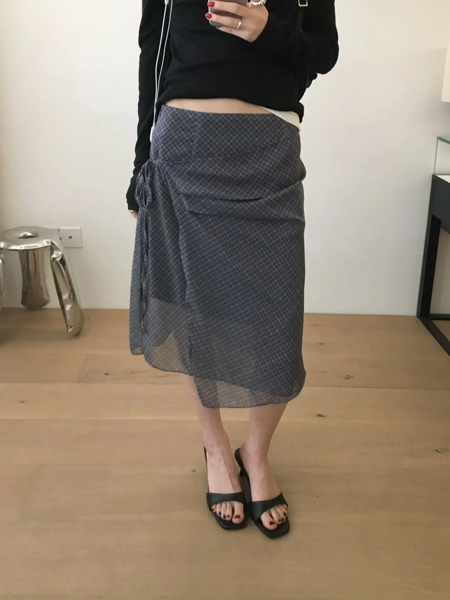 High Waist A-Line Skirt Side Drawstring Thin Summer Slimming Plaid Elegant Half-length Skirt for Women Loose Fit Summer 2026
High Waist A-Line Skirt Side Drawstring Thin Summer Slimming Plaid Elegant Half-length Skirt for Women Loose Fit Summer 2026