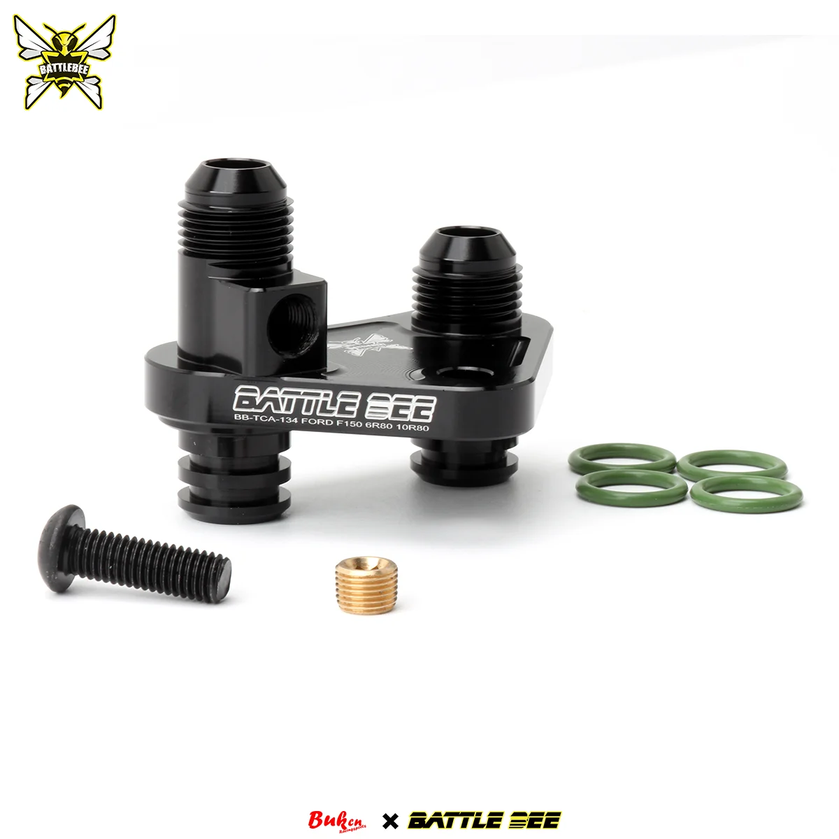 Battle Bee For FORD F150 6R80 10R80 Transmission cooler adapter Cooler Adapter Base Plate
Battle Bee For FORD F150 6R80 10R80 Transmission cooler adapter Cooler Adapter Base Plate