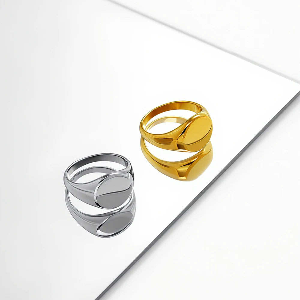 ENFASHION Anillos Mujer Glossy Personalized Custom Engrave Ring For Women Stainless steel 18K Plated Gold Fashion Jewelry R4584
ENFASHION Anillos Mujer Glossy Personalized Custom Engrave Ring For Women Stainless steel 18K Plated Gold Fashion Jewelry R4584