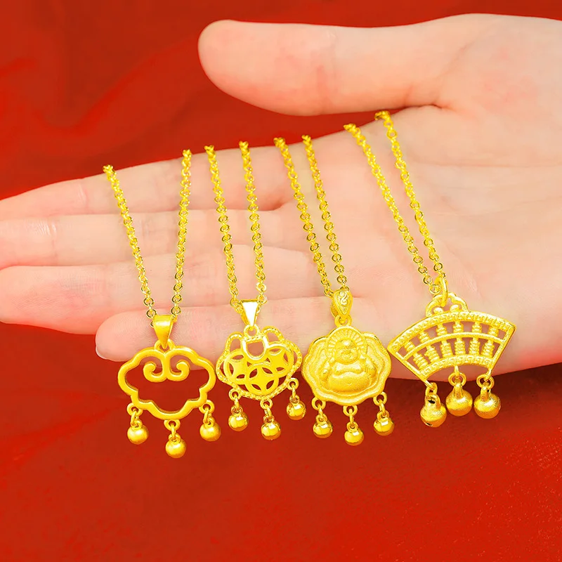 Original 24K Gold Color Lock Pendants Color Abacus Vintage Hollow Out Bell Pendant for Women Wedding Engagement Jewelry Gifts
Original 24K Gold Color Lock Pendants Color Abacus Vintage Hollow Out Bell Pendant for Women Wedding Engagement Jewelry Gifts