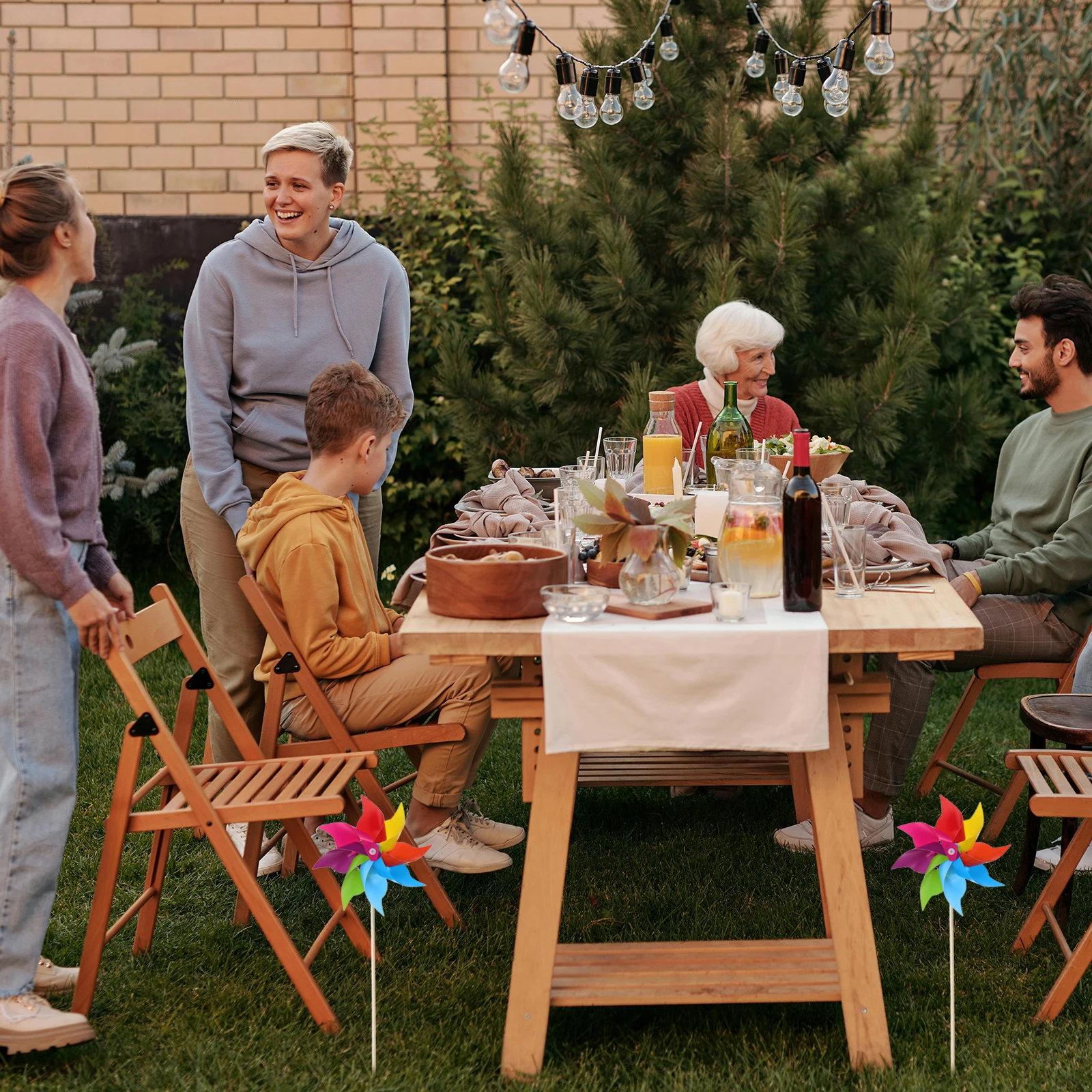 2Pcs Rainbow Pinwheel Decor for Garden Colorful Windmill Outdoor Landscape Decoration Yard Party Favors Wedding Decorations
2Pcs Rainbow Pinwheel Decor for Garden Colorful Windmill Outdoor Landscape Decoration Yard Party Favors Wedding Decorations