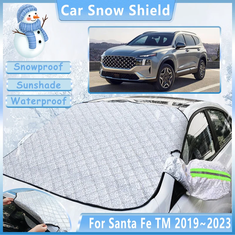 Winter Car Snow Cover For Hyundai Santa Fe TM 2019~2023 MK4 Front Windshield Anti-Freeze Frost Shields Sunshade Accessories 2022
Winter Car Snow Cover For Hyundai Santa Fe TM 2019~2023 MK4 Front Windshield Anti-Freeze Frost Shields Sunshade Accessories 2022
