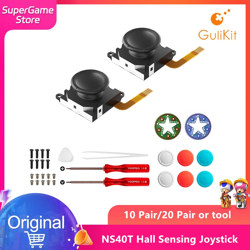 Gulikit NS40T Hall Sensing Joystick For Joy-Con Support Repair For Nintendo Switch/Switch Oled/Lite Rocker Game Accessories
Gulikit NS40T Hall Sensing Joystick For Joy-Con Support Repair For Nintendo Switch/Switch Oled/Lite Rocker Game Accessories