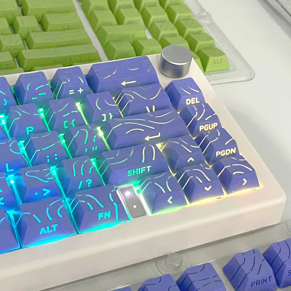 Механические клавиатурные колпачки с боковой гравировкой, прозрачные, двухцветные, литые под давлением, Cherry MX, PBT+PC.
Механические клавиатурные колпачки с боковой гравировкой, прозрачные, двухцветные, литые под давлением, Cherry MX, PBT+PC.