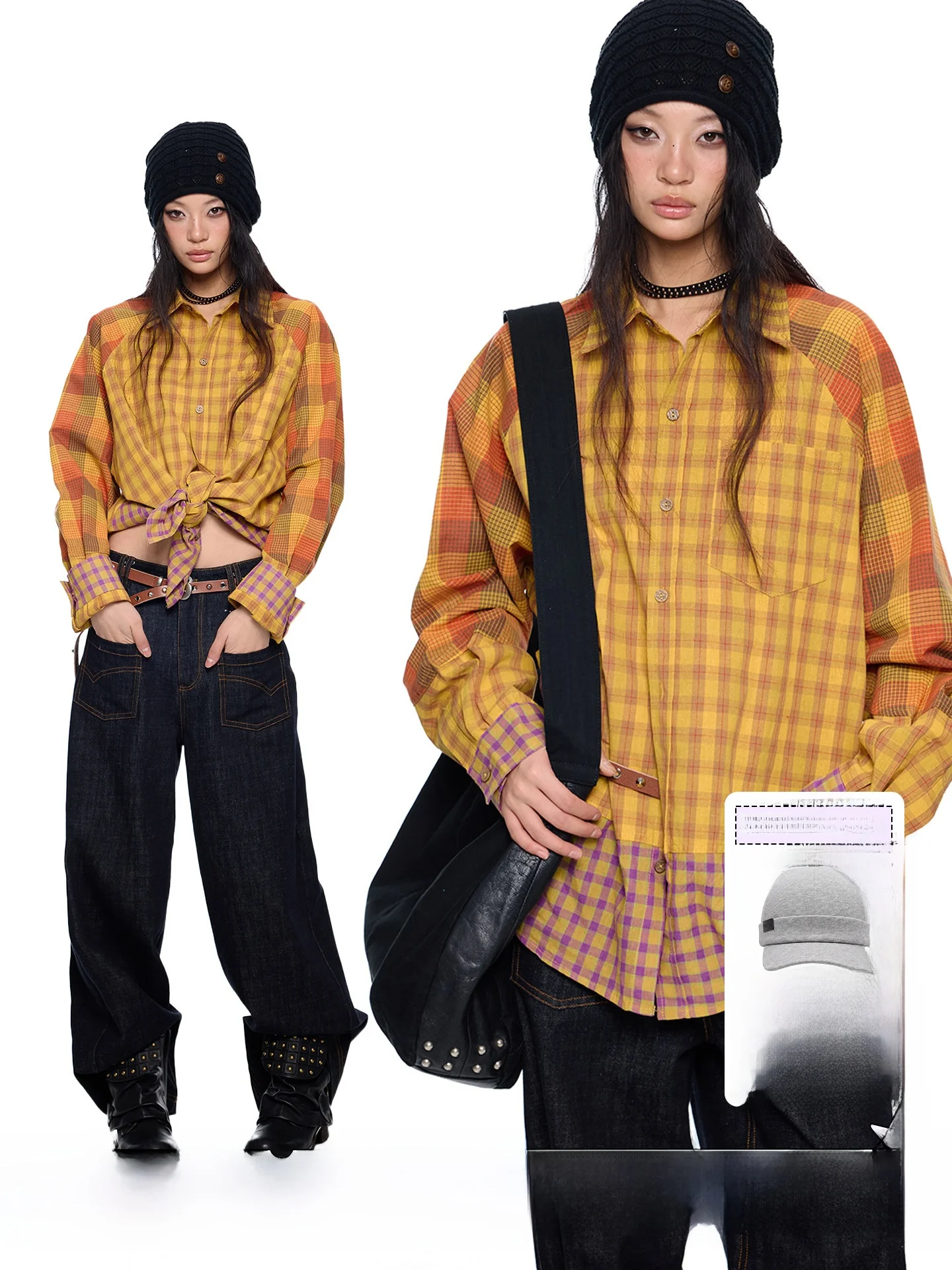 EZEK Dopaamine Power Style Plaid Loose Women's Shirt Design Sensation Outerwear Trendy Button up Cotton Blend Long Sleeve
EZEK Dopaamine Power Style Plaid Loose Women's Shirt Design Sensation Outerwear Trendy Button up Cotton Blend Long Sleeve