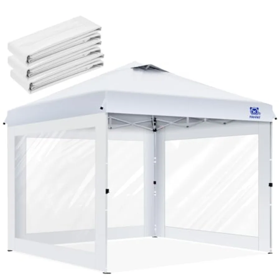 3Pcs Clear Canopy Sidewalls for 10x10 Pop Up Tent Transparent Window Curtain Cloth 8 Mil PVC Enclosure Fabric with Zipper Not I
3Pcs Clear Canopy Sidewalls for 10x10 Pop Up Tent Transparent Window Curtain Cloth 8 Mil PVC Enclosure Fabric with Zipper Not I