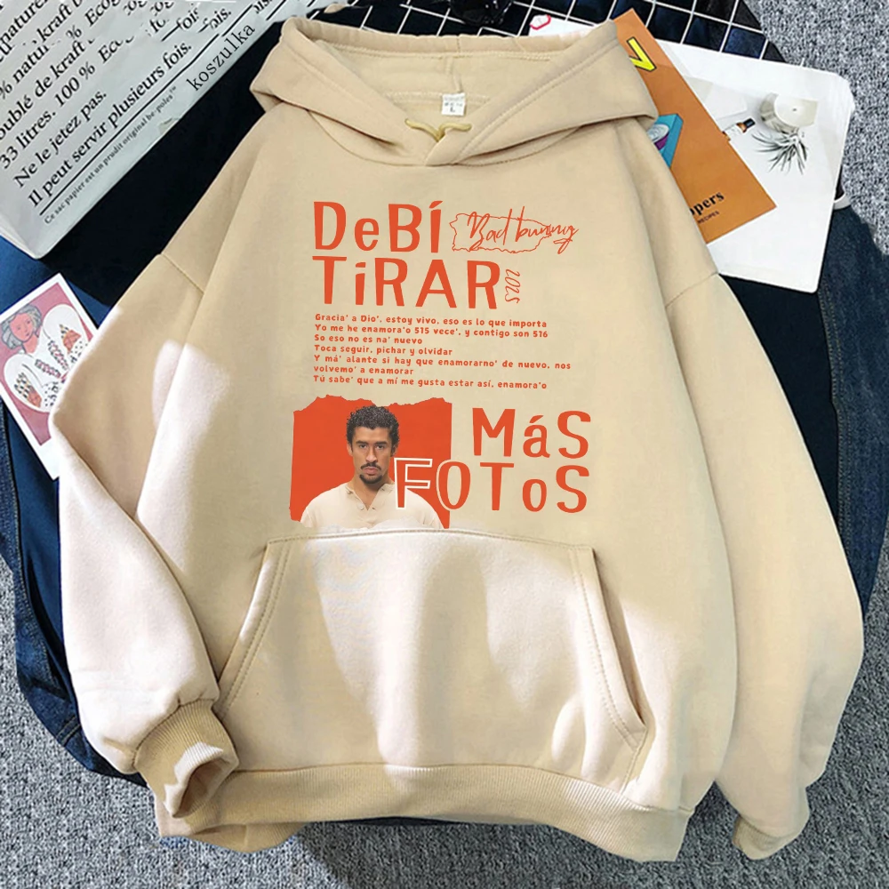 BAD BUNNY 2025 Album Debí Tirar Más Fotos Hoodie Men Women Hoodies Clothes Long Sleeves Fleece Soft Hooded Pullover Sweatshirt
BAD BUNNY 2025 Album Debí Tirar Más Fotos Hoodie Men Women Hoodies Clothes Long Sleeves Fleece Soft Hooded Pullover Sweatshirt