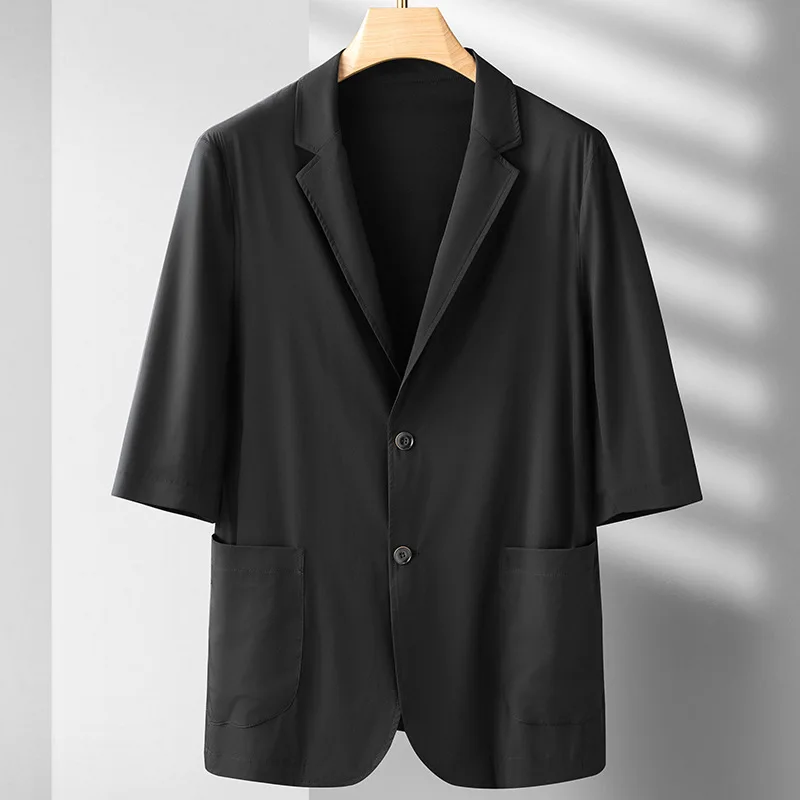 Lis1036-Short-sleeved suit summer new loose tide brand trend half-sleeved cotton
Lis1036-Short-sleeved suit summer new loose tide brand trend half-sleeved cotton