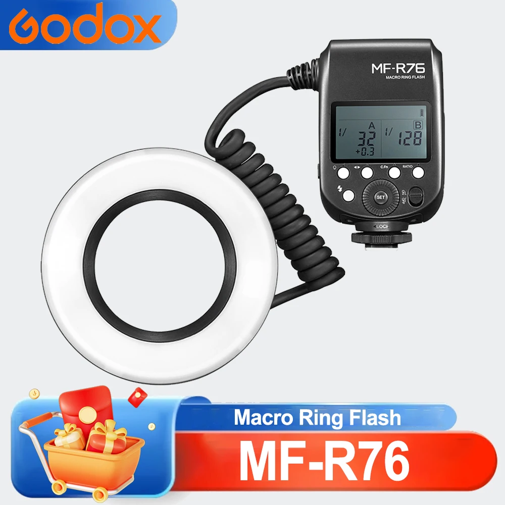 Кольцевая макро-вспышка Godox MF-R76 5000K для камер Sony, Canon, Nikon (5D, 6D, 7D, 60D, 70D, 80D, D850, A7MIV)
Кольцевая макро-вспышка Godox MF-R76 5000K для камер Sony, Canon, Nikon (5D, 6D, 7D, 60D, 70D, 80D, D850, A7MIV)