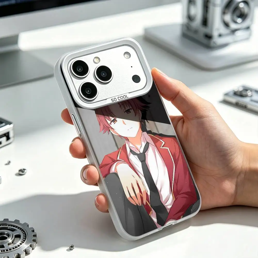 Ayanokoji Classroom of E-Elite Phone Case For iPhone 17,16,15,14,13,12 Plus,Pro Max,XS,White Silver Phone case Funda Cover
Ayanokoji Classroom of E-Elite Phone Case For iPhone 17,16,15,14,13,12 Plus,Pro Max,XS,White Silver Phone case Funda Cover