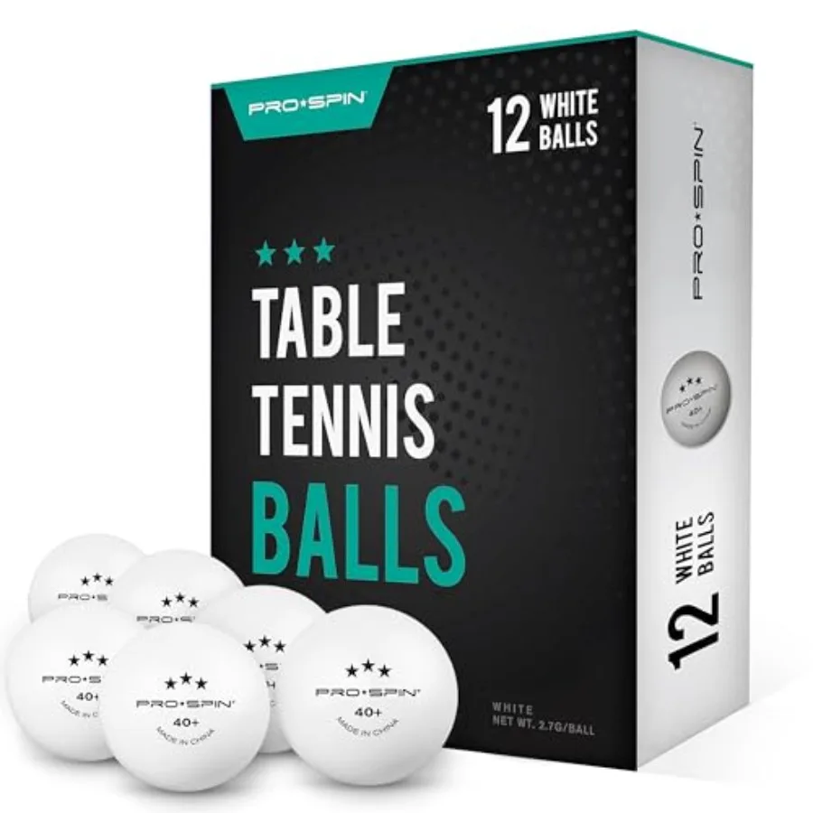 High-Performance Ping Pong Balls 12/24/60 Pack Sizes 40+ Table Tennis Balls Premium ABS Plastic Professional Quality Official S
High-Performance Ping Pong Balls 12/24/60 Pack Sizes 40+ Table Tennis Balls Premium ABS Plastic Professional Quality Official S