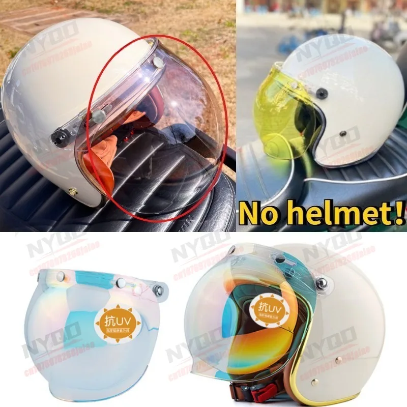 Motorcycle Helmet, High-definition Bubble Mirror, Retro UV Resistant, Wear-resistant, Windproof, Multi-color Optional
Motorcycle Helmet, High-definition Bubble Mirror, Retro UV Resistant, Wear-resistant, Windproof, Multi-color Optional
