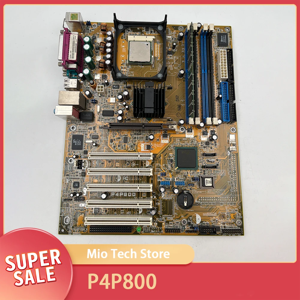 P4P800 865PE 5 слотов PCI LGA 788, материнская плата промышленного управления настольным компьютером
P4P800 865PE 5 слотов PCI LGA 788, материнская плата промышленного управления настольным компьютером