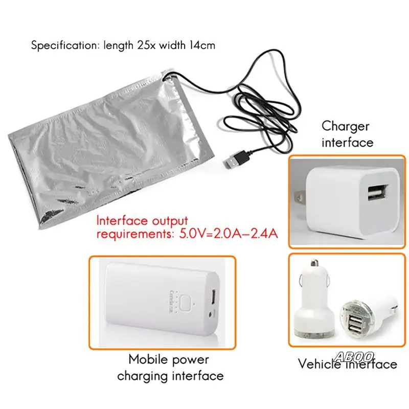 4X Outdoor Tool USB Thermostat Heat Preservation Plate Bag Lunch Plate Food Bag Heater Milk Thermal Warmer Bag
4X Outdoor Tool USB Thermostat Heat Preservation Plate Bag Lunch Plate Food Bag Heater Milk Thermal Warmer Bag