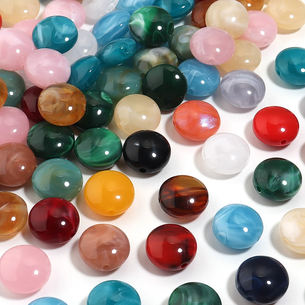 10pcs 17mm Flat Round Acrylic Beads Vintage Loose Spacer Beads For Jewelry Making DIY Handmade Bracelet Necklace Accessories
10pcs 17mm Flat Round Acrylic Beads Vintage Loose Spacer Beads For Jewelry Making DIY Handmade Bracelet Necklace Accessories