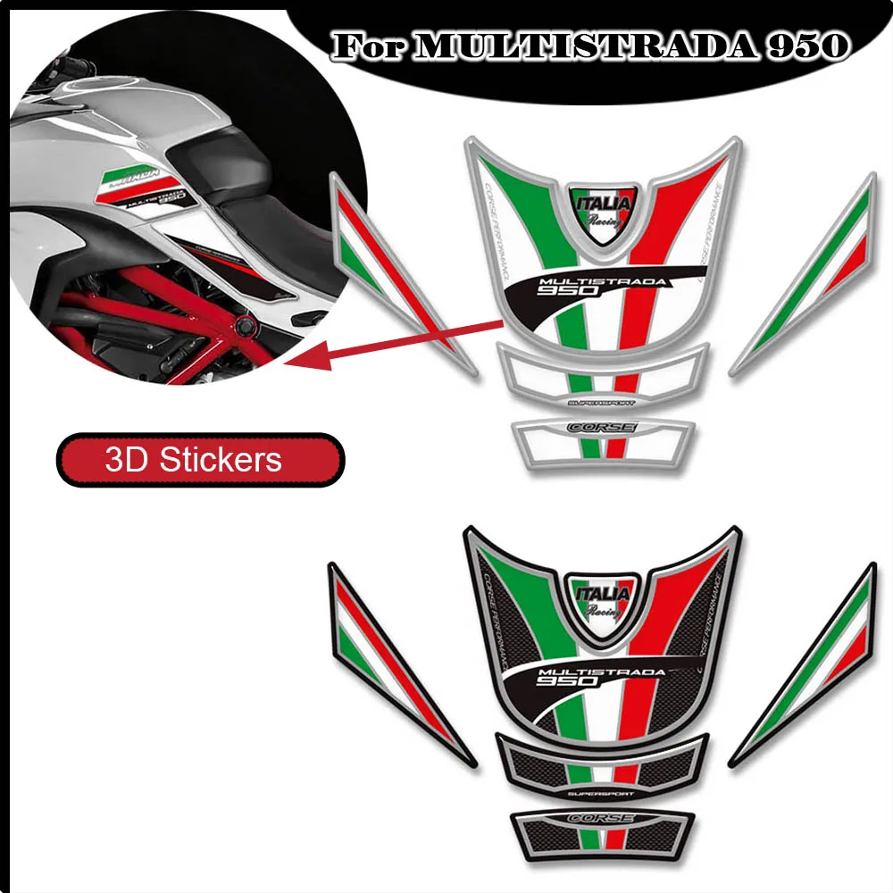 Motorcycle For Ducati MULTISTRADA 950 S 950S Tank Pad Grips Gas Fuel Oil Kit Knee Fairing Fender Protector 3D Stickers Decals
Motorcycle For Ducati MULTISTRADA 950 S 950S Tank Pad Grips Gas Fuel Oil Kit Knee Fairing Fender Protector 3D Stickers Decals