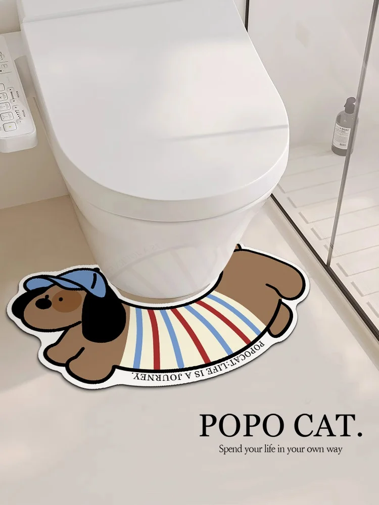 Противоскользящий U-образный напольный коврик Batoom Qui Dry, силиконовый прочный домашний коврик для туалета, водопоглощающий коврик для ног, дизайн с мультяшным принтом
Противоскользящий U-образный напольный коврик Batoom Qui Dry, силиконовый прочный домашний коврик для туалета, водопоглощающий коврик для ног, дизайн с мультяшным принтом