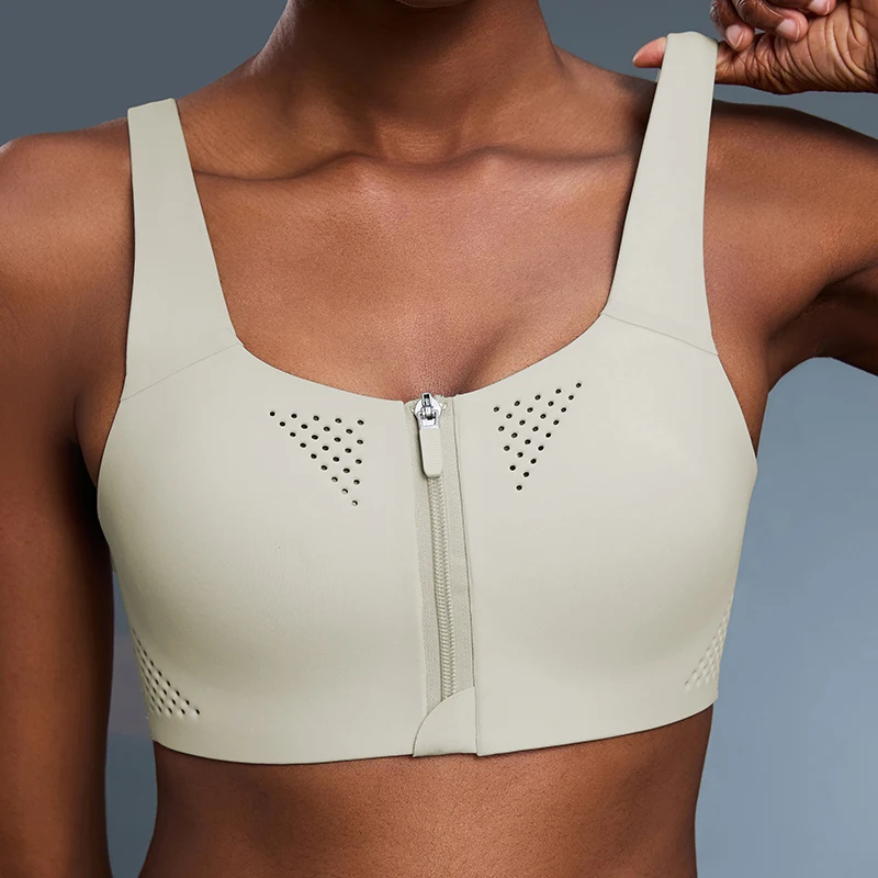 Women's Front Zipper Sports Bra, High Impact Shockproof, Integrated Cup Design, Quick Dry Running Vest, Fitness Yoga Activewear
Women's Front Zipper Sports Bra, High Impact Shockproof, Integrated Cup Design, Quick Dry Running Vest, Fitness Yoga Activewear
