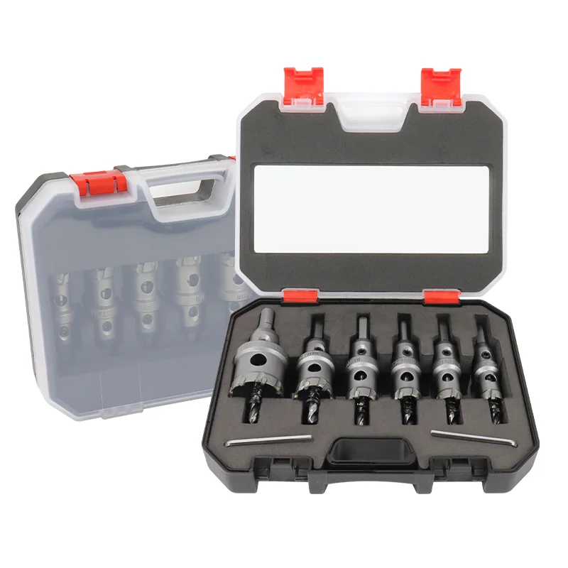 8PCS 16-35mm TCT Hole Saw Cutter Alloy Hole Saw Set Carbide Tip For Stainless Steel Iron Plate Metalworking Drilling Crown
8PCS 16-35mm TCT Hole Saw Cutter Alloy Hole Saw Set Carbide Tip For Stainless Steel Iron Plate Metalworking Drilling Crown