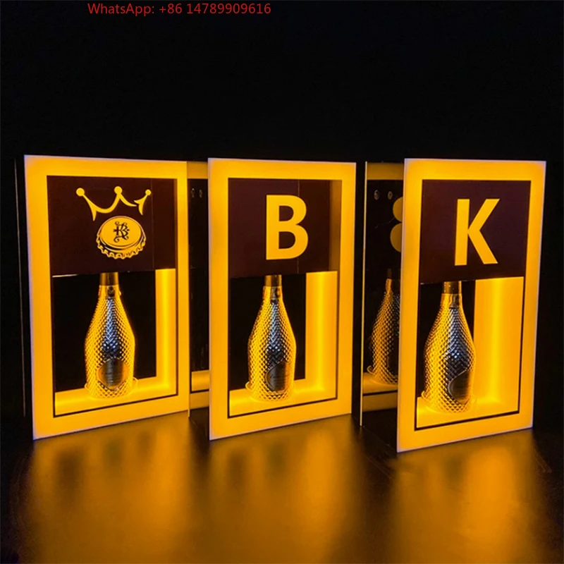 High-End Bespoke LED Bottle Display RackElegant LED Display Rack For Night Clubs Live Houses Foldable Wine Bottle Glorifier Part
High-End Bespoke LED Bottle Display RackElegant LED Display Rack For Night Clubs Live Houses Foldable Wine Bottle Glorifier Part