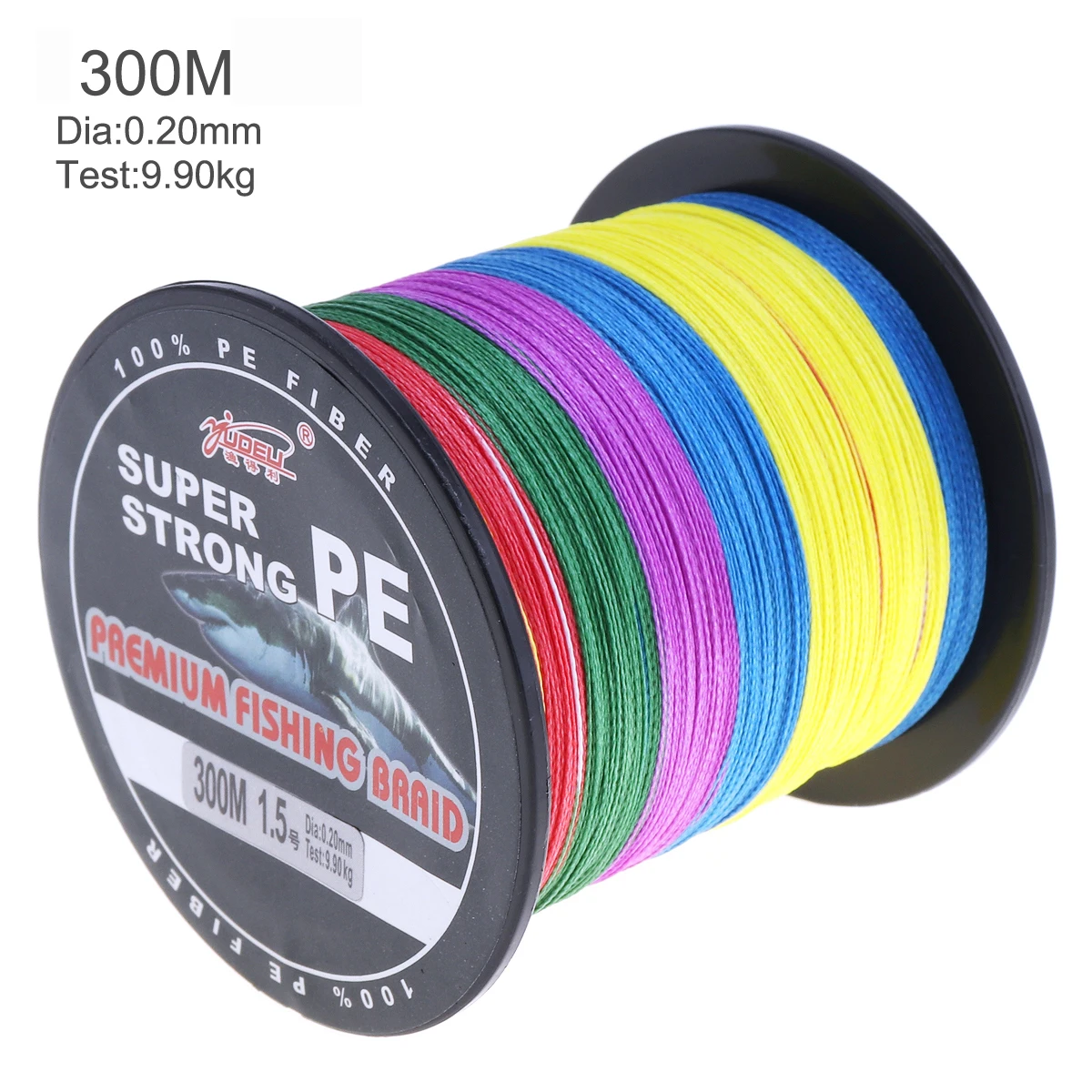 300m Multicolor 4 Strands Design Super Strong Fishing Line 4 Strands Weaves PE Braided Fishing Rope Multifilament
300m Multicolor 4 Strands Design Super Strong Fishing Line 4 Strands Weaves PE Braided Fishing Rope Multifilament
