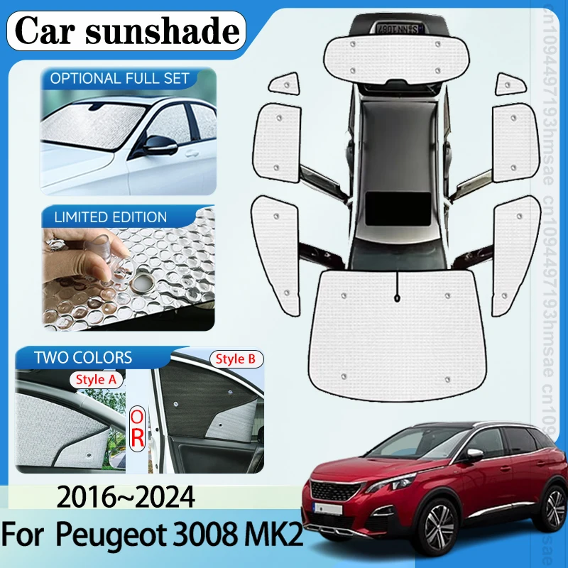 For Peugeot 3008 Accessories P84 2016-2024 2022 2018 Full Coverage Sun Shade Visor Car Sunshades Anti-UV Privacy Blocks Visors
For Peugeot 3008 Accessories P84 2016-2024 2022 2018 Full Coverage Sun Shade Visor Car Sunshades Anti-UV Privacy Blocks Visors