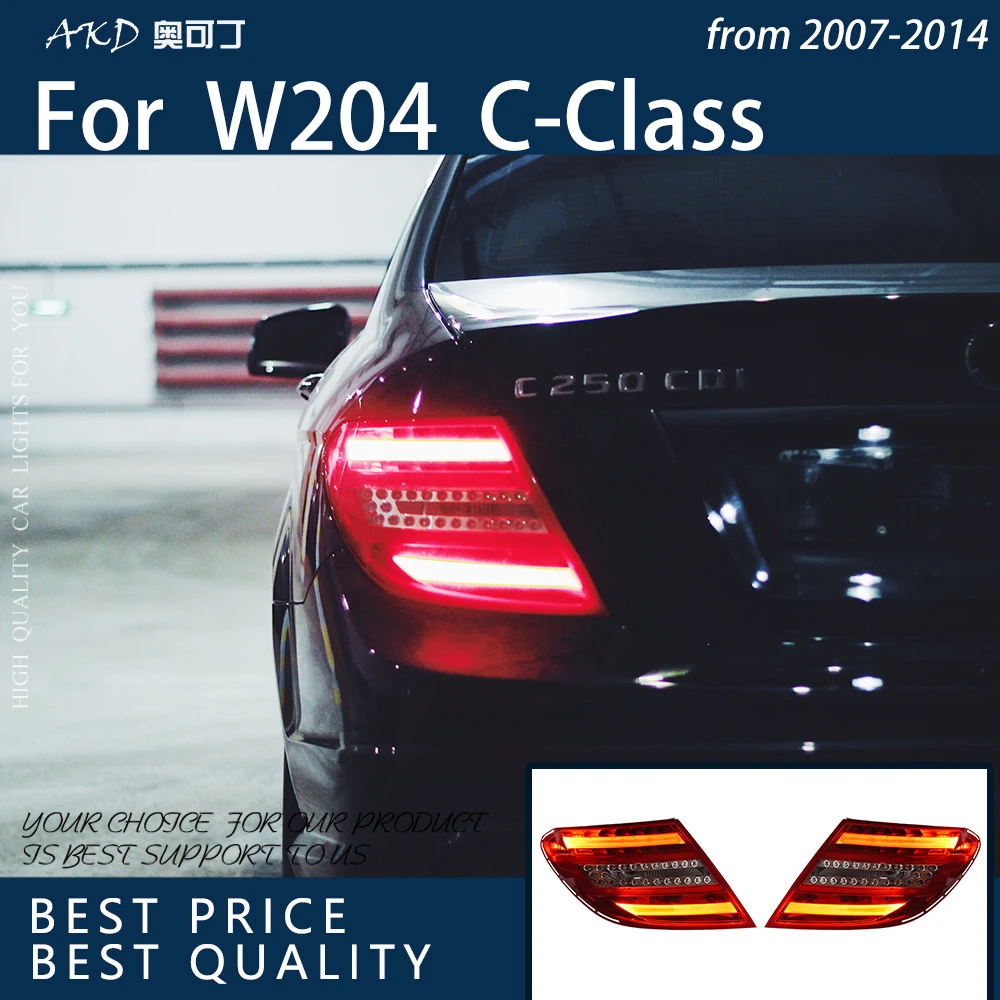 Car Lights For W204 C Class 2007-2014 LED Auto Taillight Assembly Upgrade AKD Original Design Signal Lamp Tool Accessories
Car Lights For W204 C Class 2007-2014 LED Auto Taillight Assembly Upgrade AKD Original Design Signal Lamp Tool Accessories