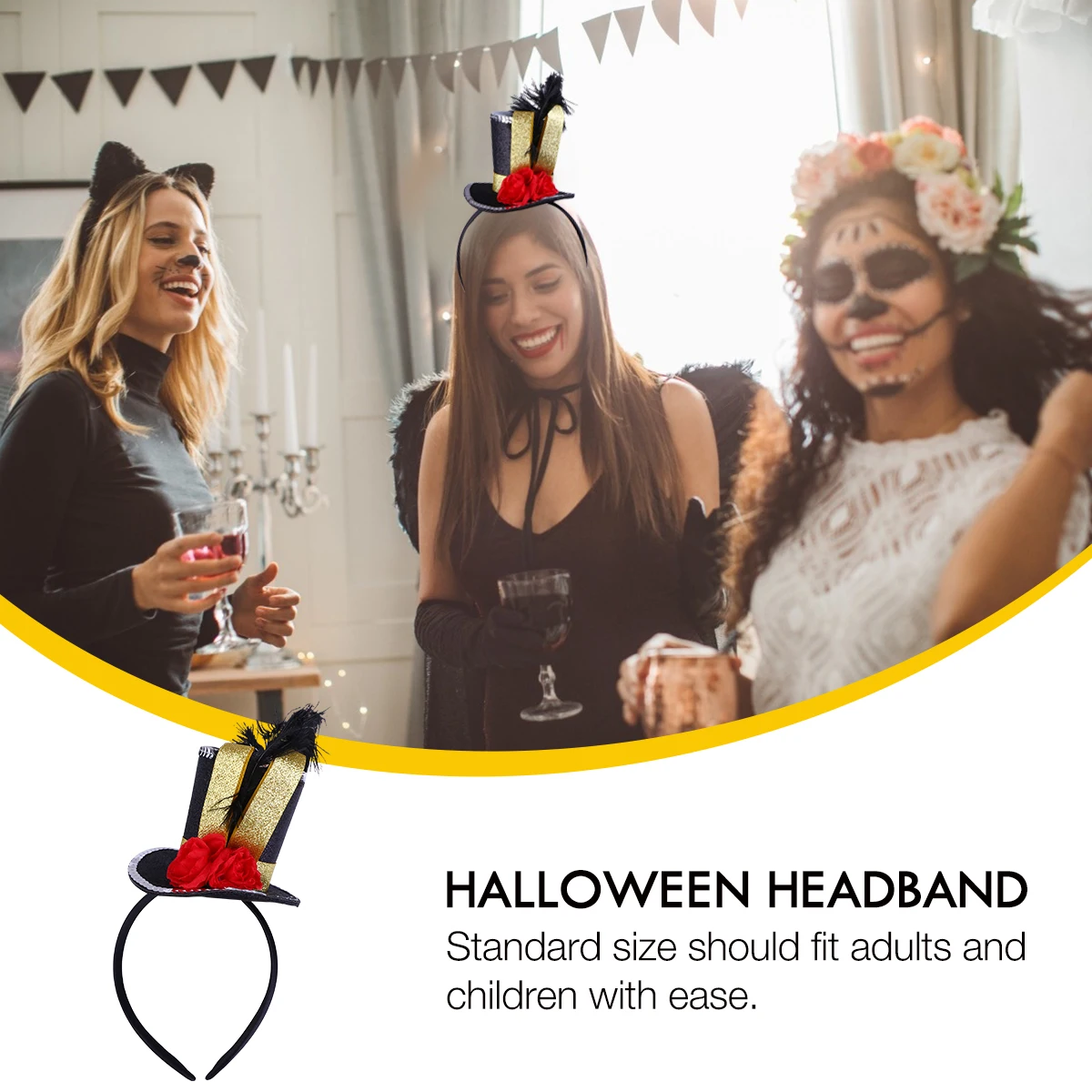 Soldiers Halloween Mini Hat Headband Hair Hoop Lightweight Comfortable Party Performance Accessory Hair Band
Soldiers Halloween Mini Hat Headband Hair Hoop Lightweight Comfortable Party Performance Accessory Hair Band