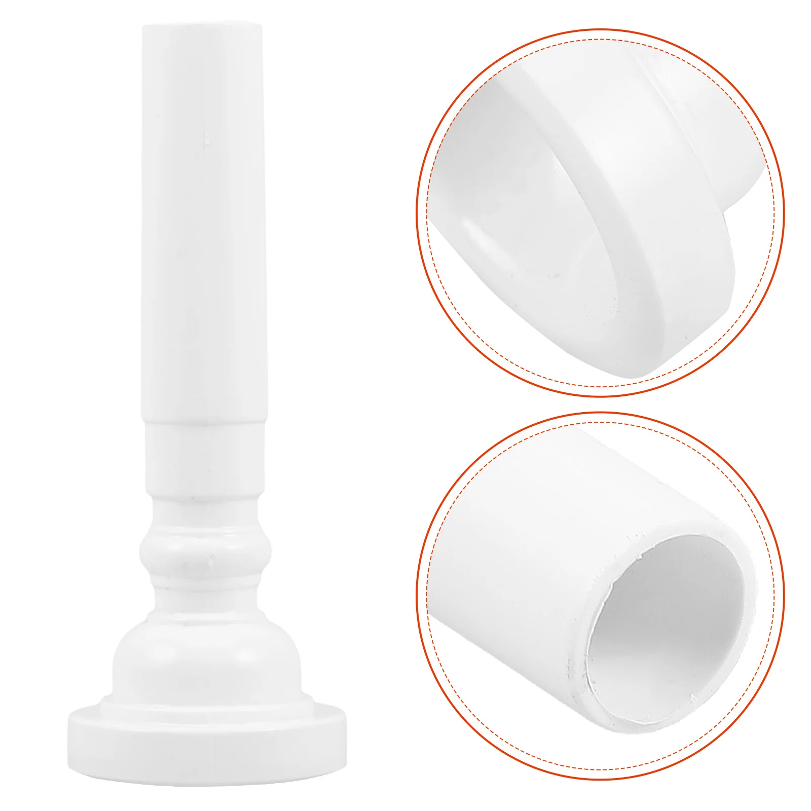 Youth Trumpet Mouthpiece White Brass Instrument Accessory Clear Tone Mute Practice Performance Mouthpiece for Alto Sax
Youth Trumpet Mouthpiece White Brass Instrument Accessory Clear Tone Mute Practice Performance Mouthpiece for Alto Sax