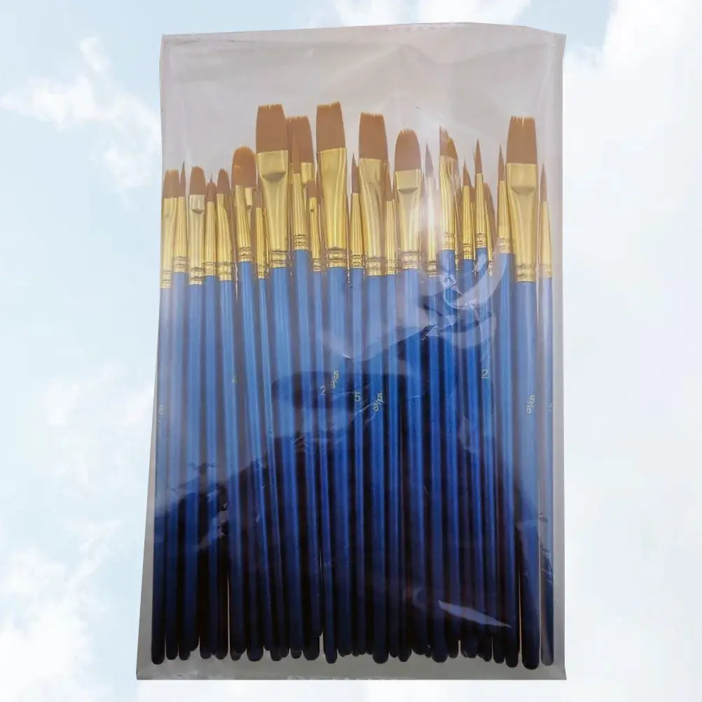 50Pcs Colored Painting Brushes Set Durable Elastic Watercolor Oil Paint Flat Drawing Brushes for Artists Beginners Professional
50Pcs Colored Painting Brushes Set Durable Elastic Watercolor Oil Paint Flat Drawing Brushes for Artists Beginners Professional