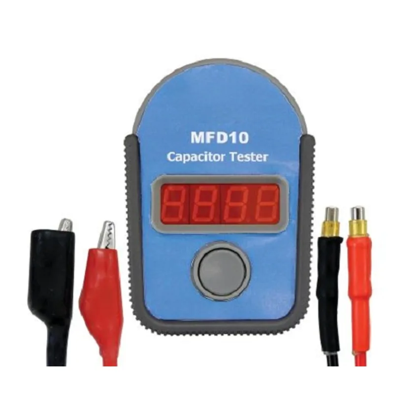 MFD10 Digital Capacitor Tester with LED Display, 0.01 to 10000mF Range, 5% Accuracy
MFD10 Digital Capacitor Tester with LED Display, 0.01 to 10000mF Range, 5% Accuracy