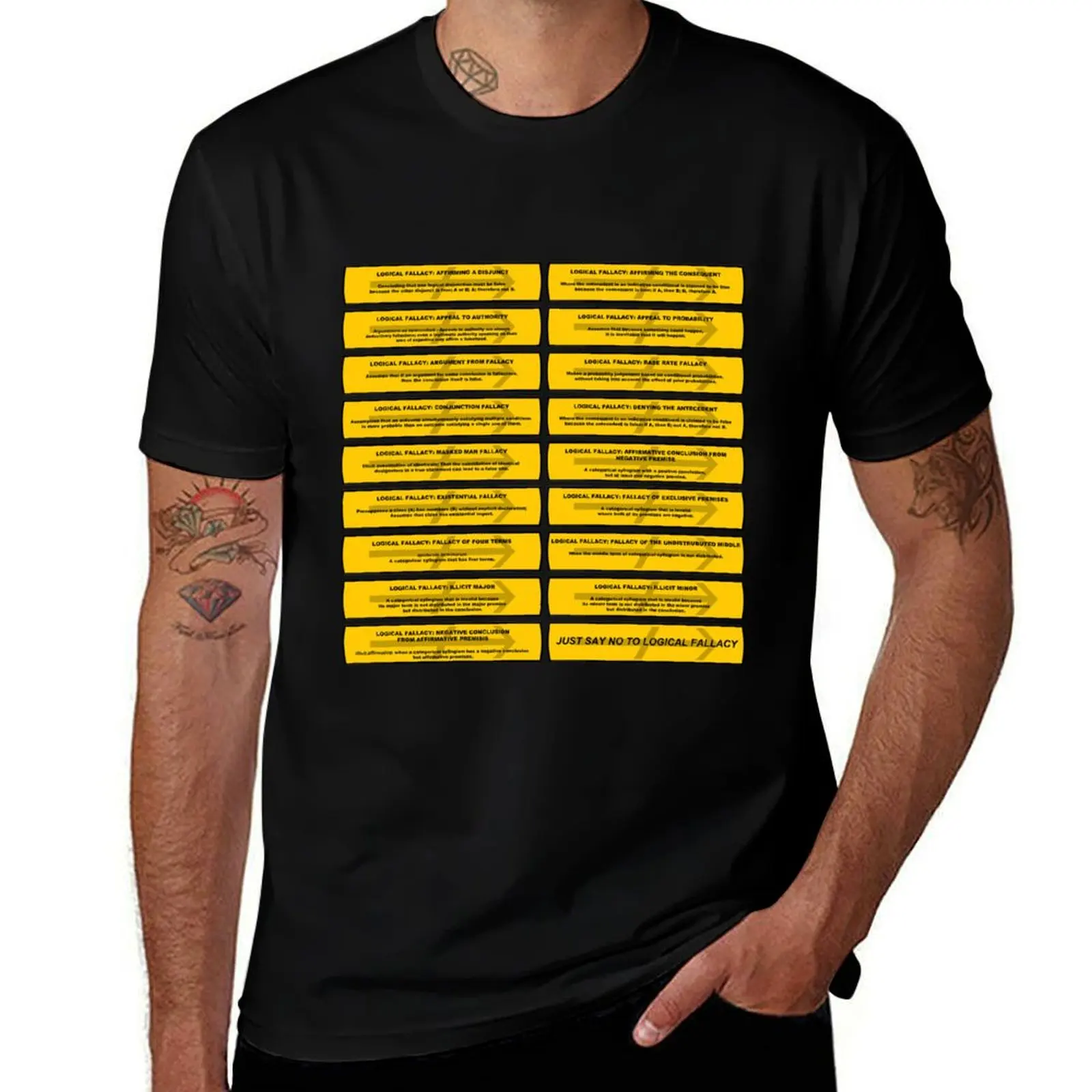 Logical Fallacy - Batch Poster T-Shirt Man t-shirt sublime korean fashion slim fit t shirts for men
Logical Fallacy - Batch Poster T-Shirt Man t-shirt sublime korean fashion slim fit t shirts for men