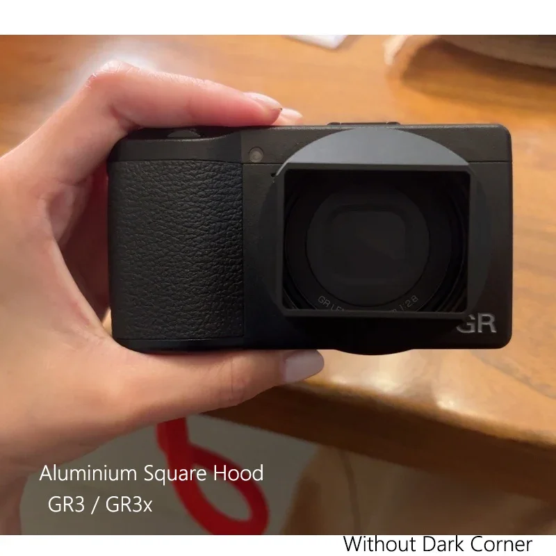 Aluminium Square Lens Hood for Ricoh GRIII GR3 GR3x Extension version Do not affect the install of Filters
Aluminium Square Lens Hood for Ricoh GRIII GR3 GR3x Extension version Do not affect the install of Filters